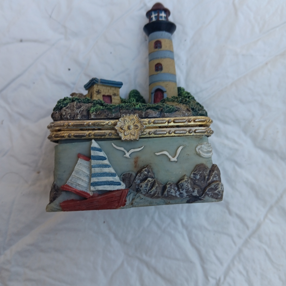 Lighthouse Trinket Box